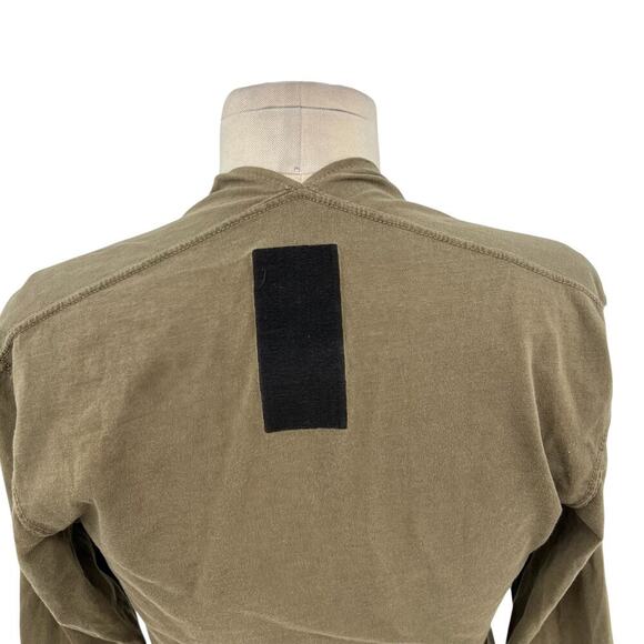 Owens’ Slab‎ by Rick Owens Asymmetrical Long Sleeve Tee Green Size Small - Picture 10 of 15